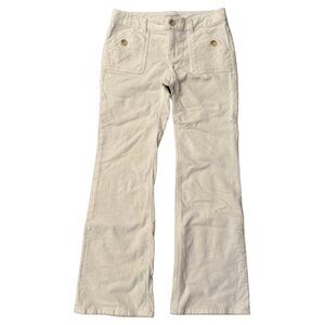 Banana Republic Cream Flare Pants